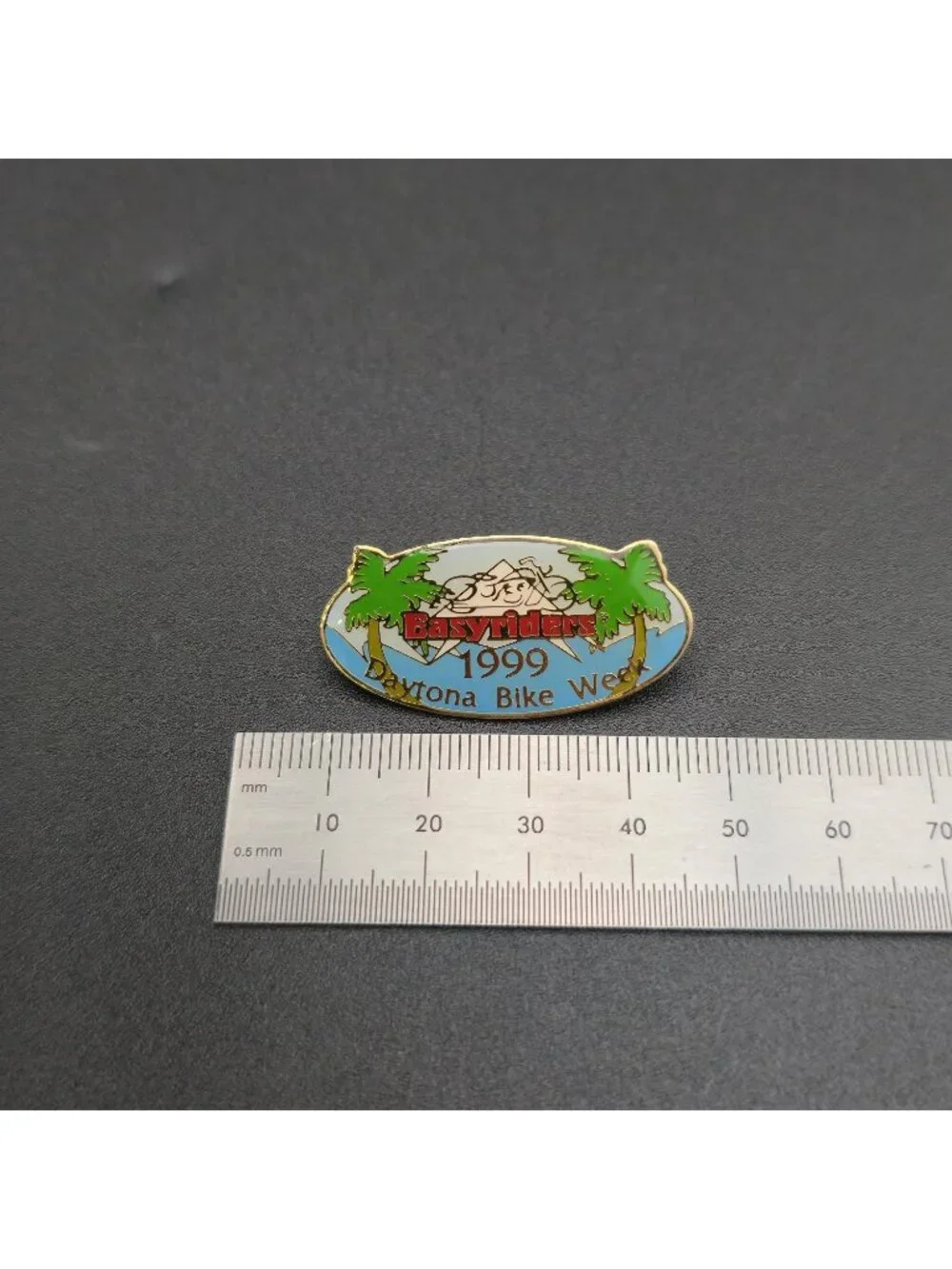 Vintage 1999 Easyriders Daytona Bike Week Motorcycle Enamel Lapel Pin A8034